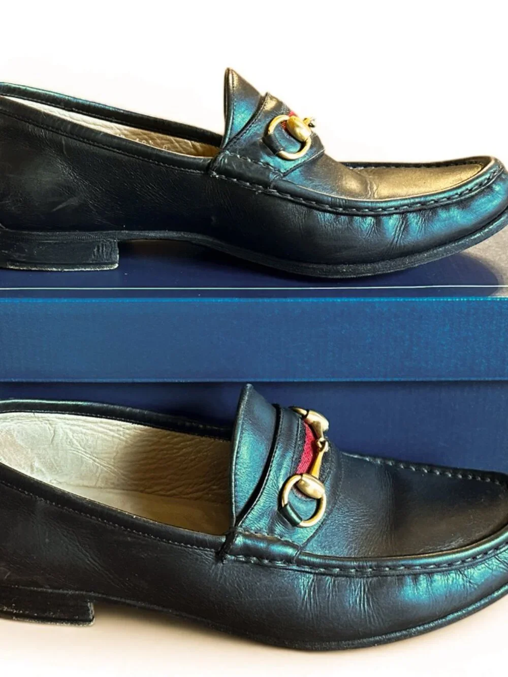 Gucci Black Leather Horsebit Loafers 10.5 D-Men’s Size 110 0010/2